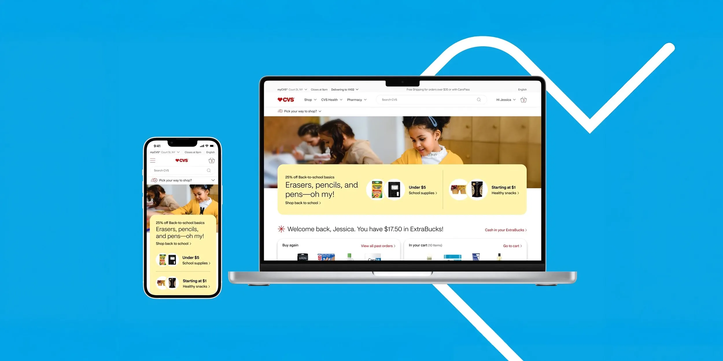 CVS Shop Website Redesign