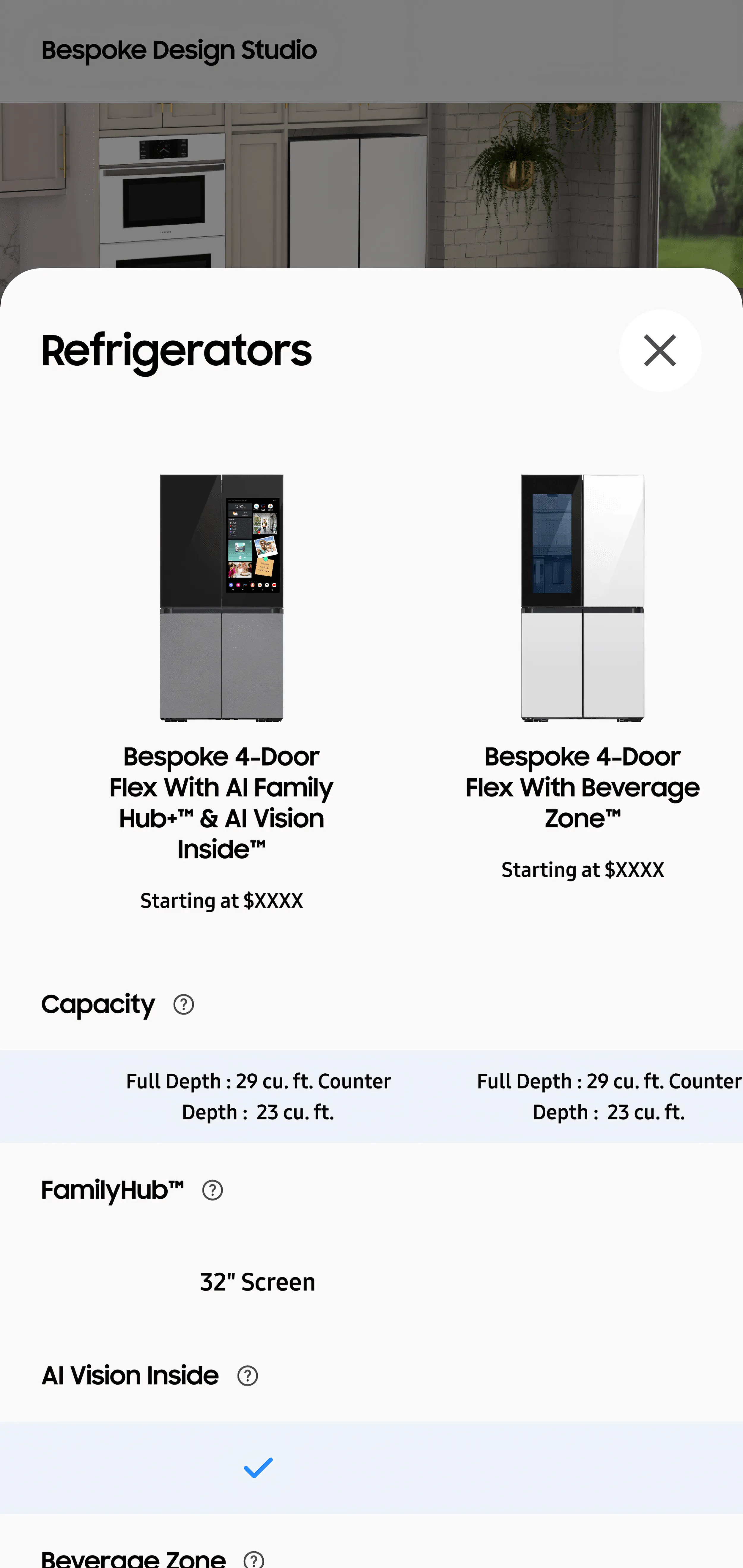 Mobile refrigerator comparison listing capacity and features