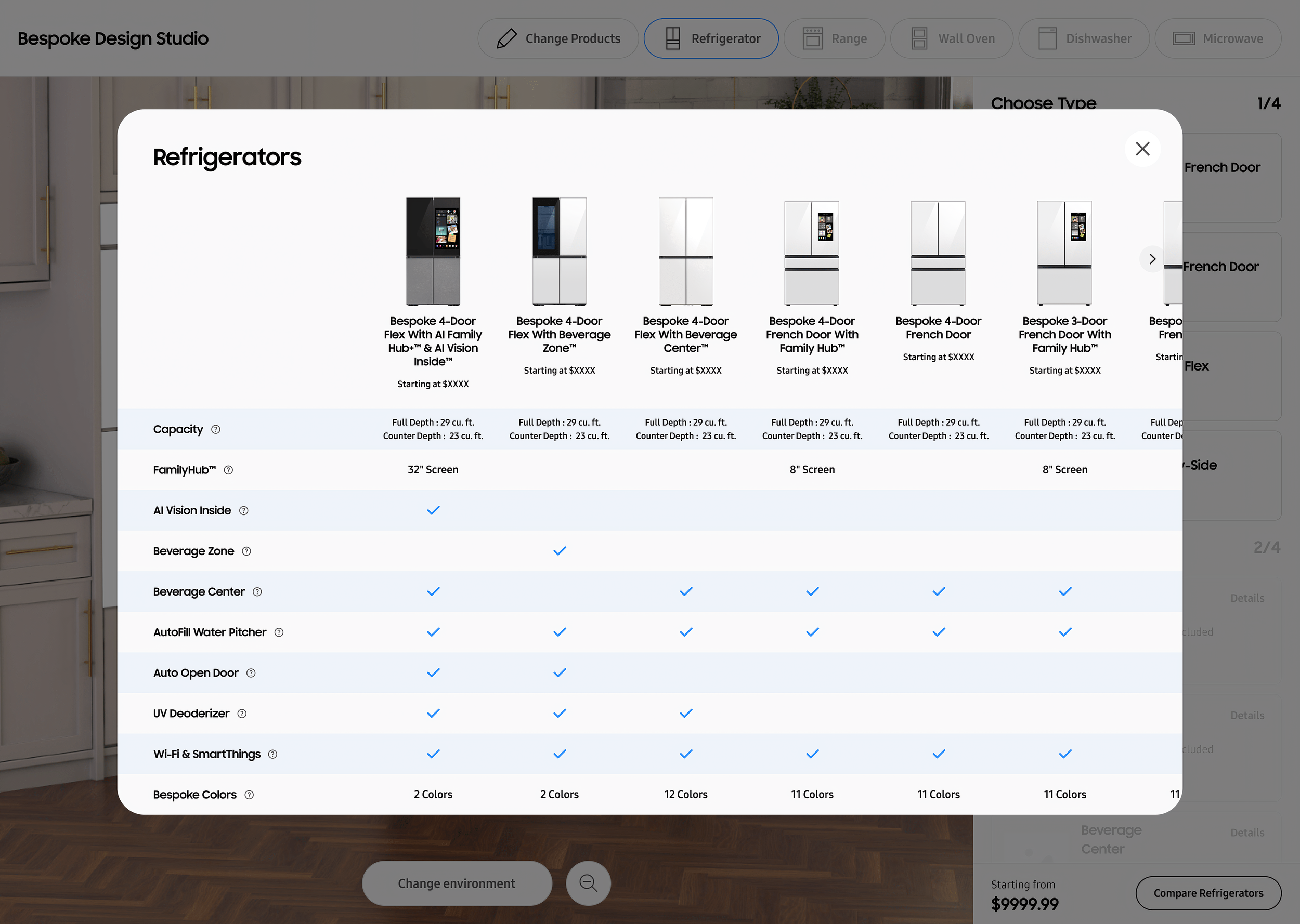 Desktop configuration view
