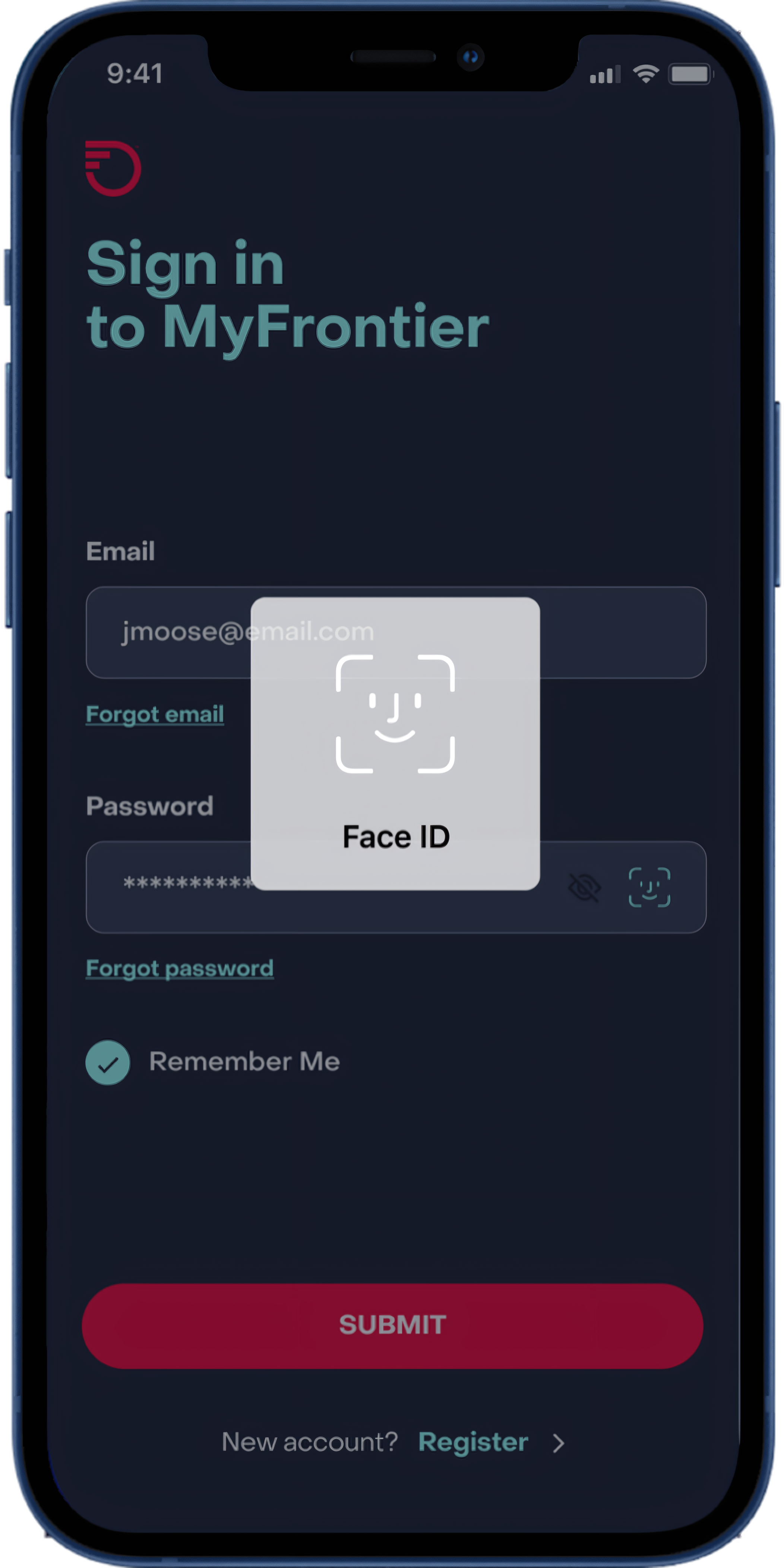 Face ID prompt