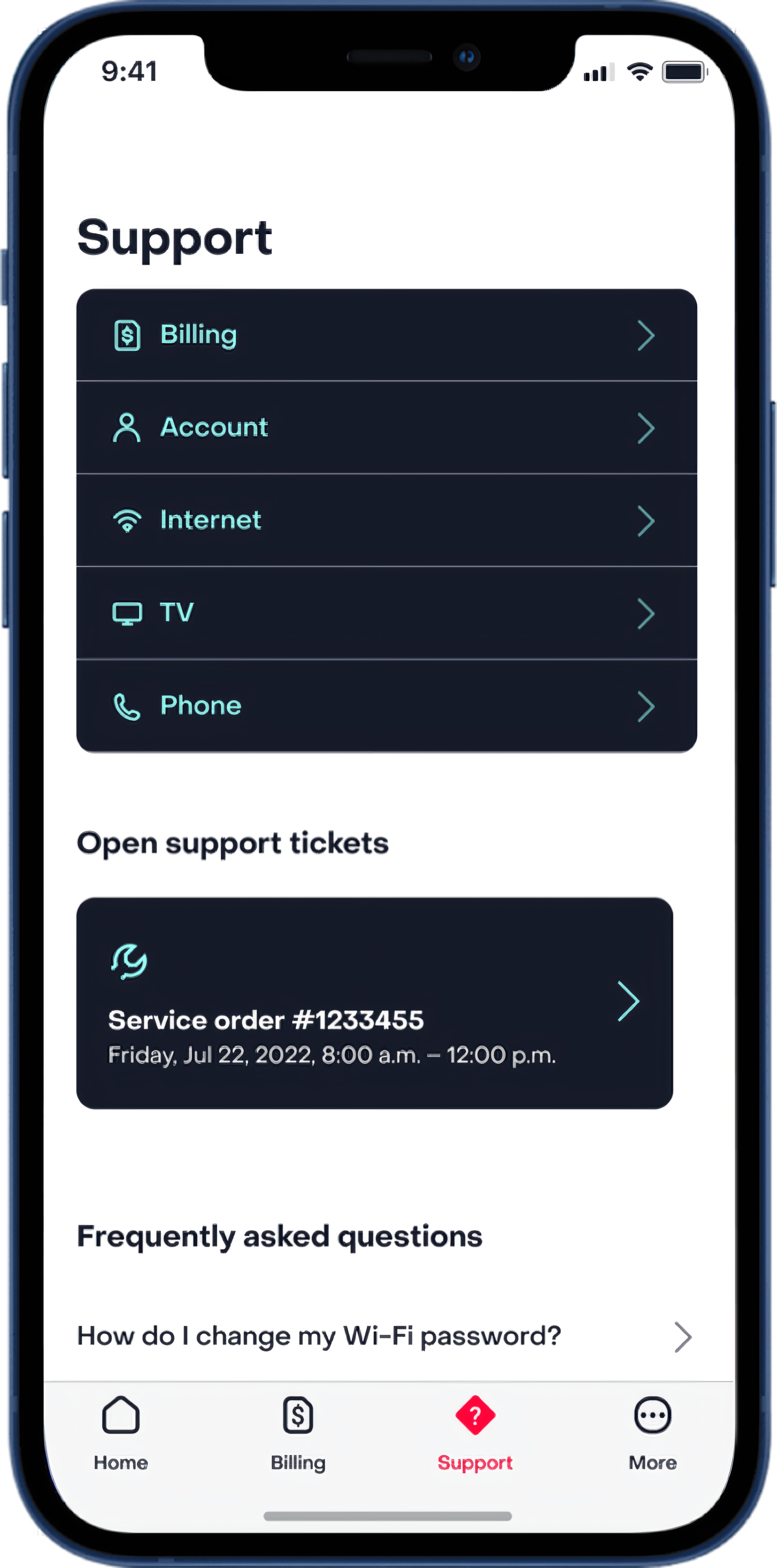 Support home